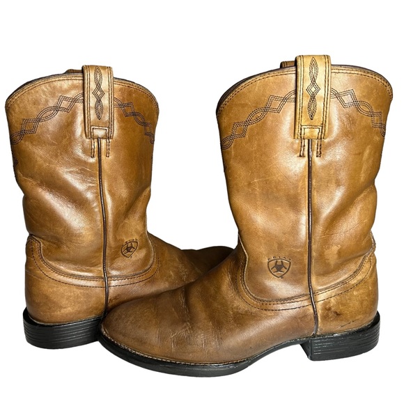 Ariat Shoes Ariat Heritage Roper Western Boots Womens Leather